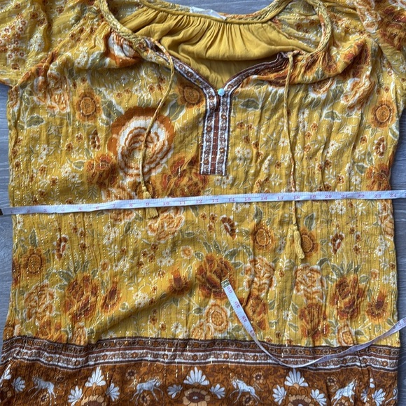 Spell Mystic Tunic Dress Sunflower Large - Picture 14 of 15